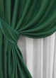 Комплект готовых штор VR-Textil Bagema Rvs № 1475ш Зеленый 150х270 см 2 шт (33-0342) - изображение 5