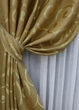 Комплект готових штор VR-Textil Жакард № 1532ш Золотистий 150х270 см 2 шт (33-0405) - зображення 5