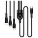 Дата кабель USB 2.0 AM to Lightning + Micro 5P + Type-C 1.2m 3.0A ColorWay (m441697) - изображение 2