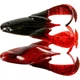 Силікон Keitech Noisy Flapper 3.5" (5 шт/уп) к:467 black red belly - изображение 1