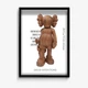 Серия постеров в рамке KAWS wood А4 - изображение 2