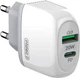 Мережевий зарядний пристрій Intaleo TCQ/PD220 20 W White (1283126506581) - зображення 1