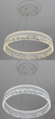 Керована світлодіодна люстра STELLA ICE 80W R-APP-500x1200-WHITE/CLEAR-220-IP20 - зображення 5