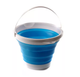 Відро складане силіконове СИЛА 5л blue синє (961003) - зображення 4