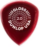 Медиатор Dunlop 550P2.0 Ultex Flow Gloss 2.0 мм 3 шт (R127231) - изображение 1