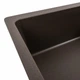 Кухонная мойка гранитная Platinum с одной прямоугольной чашей и сушкой 7850 ROMA матовая Темная скала - изображение 3