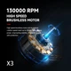 Ручной портативный турбовентилятор компрессор X3 Violent Blower Mini Turbo Jet Fan (3000мАч, 52м/с) - изображение 9
