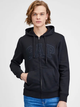 Толстовка на блискавці чоловіча GAP 499917-06 XL Чорна (1200046477678) - зображення 1