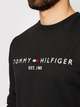 Bluza bez kaptura męska Tommy Hilfiger MW0MW11596-BDS L Czarna (8720113873187) - obraz 3