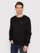 Sweter męski bawełniany Polo Ralph Lauren PRL710775885012 L Czarny (3616418606122) - obraz 1