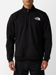 Bluza męska nierozpinana streetwear długa The North Face Heavyweight 1/4 Zip Sweatshirt NF0A84GMOGC S Czarna (196573589681) - obraz 1