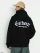 Bluza męska z kapturem oversize Carhartt WIP Hooded Onyx Script Sweat "Black" I032865-0D2XX M Czarna (4064958855910) - obraz 2