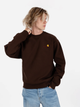 Bluza bez kaptura męska oversize Carhartt WIP American Script Sweat "Tobacco" I025475-47XX 2XL Brązowa (4064958750185) - obraz 1