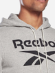 Bluza męska z kapturem Reebok Identity Big 100050292 S Szara (4066751261165) - obraz 5