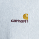 Худі чоловіче Carhartt WIP Hooded American Script I028279-482XX L Сіре (4064958113607) - зображення 5