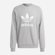 Світшот чоловічий adidas Classics Trefoil Crew Sweatshirt IA4857 L Сірий (4066745743769) - зображення 5