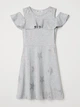 Платье с блестящими звездами H&M 0647400 170 cm (59471170cm) Серый - изображение 1