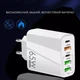Сетевое зарядное устройство, блок питания 65 Вт, 3 USB + 2 Type-C PD+QC3.0, GaN, адаптер для зарядки, белый - изображение 4
