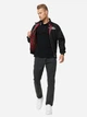 Бомбер мужской Lonsdale Acton 118027-1000 L Черный (4250206768617) - изображение 3