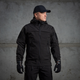 Костюм на флисе M-Tac SoftShell Куртка и Брюки Police Black размер L - изображение 4