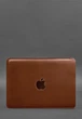 Шкіряний чохол BN для MacBook 13 дюйм, світло-коричневий Crazy Horse - изображение 1