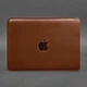 Шкіряний чохол BN для MacBook 13 дюйм, світло-коричневий Crazy Horse - изображение 5