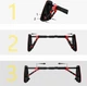 Турник раздвижной Cornix Elite+ 85-120 см Black/Red (XR-0294) - изображение 5