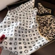 Хустка бандана шарф пов'язка на шию сумку голову Honey Fashion Accessories білий (12-236) - зображення 2