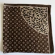 Хустка бандана шарф пов'язка на шию сумку голову Honey Fashion Accessories коричневий (12-236) - зображення 3