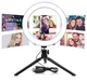 Кольцевая лампа Ring Fill Light 16 см на штативе (USB, LED 5 В, диммер 3 режима, селфи кольцо, тринога, ночник) - изображение 3