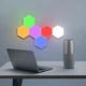Модульный настенный RGB Remote Tape Lamp светильник соты сенсорный 6шт в комплекте + пульт - изображение 1