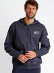 Bluza męska rozpinana streetwear z kapturem Admas 57549 XL Niebieska (8433623632198) - obraz 1