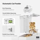 Кормушка - поилка для кошек и собак автоматическая Pet Life DU-F03 с таймером УФ-стерилизация воды Белая - изображение 13