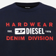 Bluza bez kaptura męska Diesel S-GIRK-K10 A00320RHATY86V S (3US) Niebieska (8059038537899) - obraz 7