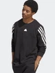 Свитшот мужской Adidas M Fi 3S Ls IC3755 XL Черный (4066752425061) - изображение 3
