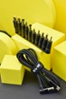 Кабель питания для ноутбука PD100W / 5.5X2.5 / 18.5-20V / Type-C / 10 переходников Black - изображение 6