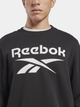 Світшот чоловічий Reebok Identity Big 100050269 XL Чорний (4066751148220) - зображення 4