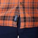 Фланельна сорочка Smith's Workwear Two-Pocket Flannel Shirt Orange/Black XL - зображення 5