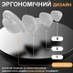 Силиконовые беруши звукоизолирующие GDragon Home для работы учебы сна плавания путешествий безопасные с высоким шумоподавлением комфортные мягкие многоразовые в виде акульих плавников Белый 56_3_L_1 - изображение 4