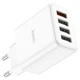Зарядное устройство HOCO C102A Fuerza QC3.0 4xUSB 18W White (6931474777713) - изображение 1