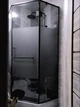 Душевая кабина SPLENKO 700 х 700 x 2000 мм в черном профиле Лофт Enrica Loft распашная дверь 600 мм - изображение 5