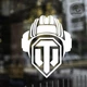 Наклейка на авто Oracal World of tanks Белая 40х32см (NA059-4) - изображение 1