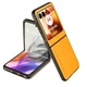 Шкіряний чохол - накладка CODE Tactile Experience для Motorola Razr 50 Ultra / Razr+ 2024 yellow - зображення 1