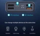 Портативная батарея Павербанк для ноутбука Baseus Amblight 30000 mAh 65W 6A с технологией QC3.0+PD3.0 Power Bank (PPLG-A01) Black - изображение 13
