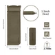 Самонадувающийся коврик с подушкой Naturehike CNK2300DZ014 60мм 192см Dark Green (6976023923357) - изображение 2