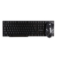 Проводная игровая мембранная Клавиатура и Мышка TWolf TF200 с LED RGB подсветкой Черная - изображение 4