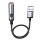 Hoco UA30 USB-A to Cigarette Lighter 30cm портативний прикурювач у чорному кольорі - зображення 5