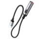 Чорний портативний прикурювач Hoco UA30 Type-C to Cigarette Lighter довжиною 30см. - зображення 2