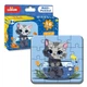 Детский пазл "Котик 1" Maxi-Puzzle Ludum ME5032-02, 16 элементов 23х21 см - изображение 1