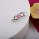 Серебряная Брошь Вербочка Rose Opal - изображение 3